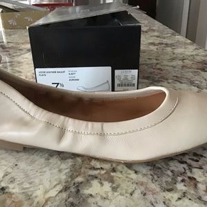 jcrew leather ballet flats